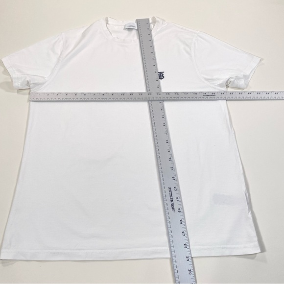 Burberry TB Monogram Embroidered Tshirt Size L - Picture 10 of 12